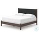 Cadmori Brown King Upholstered Panel Bed