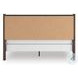 Cadmori Brown King Upholstered Panel Bed