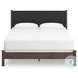Cadmori Brown King Upholstered Panel Bed