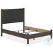 Cadmori Brown Full Upholstered Panel Bed