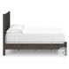 Cadmori Brown Full Upholstered Panel Bed
