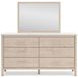 Cadmori Tan And White Youth Panel Upholstered Bedroom Set
