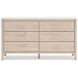 Cadmori Tan And White Youth Panel Upholstered Bedroom Set