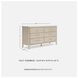 Cadmori Tan And White 6 Drawer Dresser