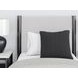 Cadmori Black And White Twin Upholstered Panel Bed