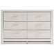 Altyra White Bookcase Storage Bedroom Set