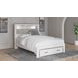 Altyra White Bookcase Storage Bedroom Set