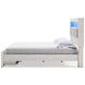 Altyra White King Bookcase Storage Bed