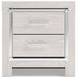 Altyra White Bookcase Storage Bedroom Set