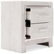 Altyra White Bookcase Storage Bedroom Set