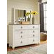 Willowton Whitewash 6 Drawer Dresser and Rectangular Mirror
