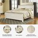 Willowton Whitewash King Panel Bed