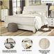 Willowton Whitewash King Sleigh Bed With Horizontal Planks