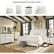 Willowton Whitewash King Sleigh Bed With Horizontal Planks