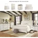 Willowton Whitewash King Sleigh Bed With Horizontal Planks