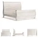 Willowton Whitewash King Sleigh Bed With Horizontal Planks