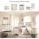 Willowton Whitewash Twin Single Side Under Bed Storage Panel Bed