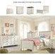 Willowton Whitewash Full Single Side Under Bed Storage Panel Bed