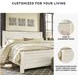 Willowton Whitewash California King Panel Bed