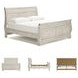 Willowton Whitewash King Sleigh Bed
