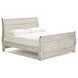 Willowton Whitewash King Sleigh Bed