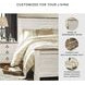 Willowton Whitewash Queen Panel Bed
