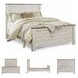 Willowton Whitewash Queen Panel Bed