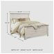 Willowton Whitewash Queen Panel Bed
