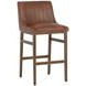 Ellsworth Bravo Cognac Upholstered Barstool