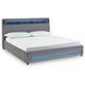 Wronske Gray California King Upholstered Bed