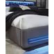 Wronske Gray King Upholstered Bed