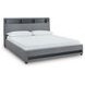 Wronske Gray King Upholstered Bed