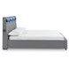 Wronske Gray King Upholstered Bed