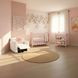 Modern Nursery Pink Convertible Crib