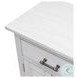 Bay Harbor Distressed White 1 Drawer and 2 Door Nightstand