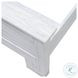 Bay Harbor Distressed White Queen Panel Bed