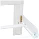 Bay Harbor Distressed White Queen Panel Bed