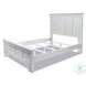 Bay Harbor Distressed White Queen Panel Bed