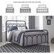 Nashburg Black Full Metal Bed