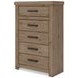 Contoura Light Brown Storage Panel Bedroom Set