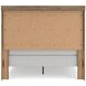 Contoura Light Brown Queen Panel Bed