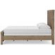Contoura Light Brown Queen Panel Bed