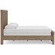 Contoura Light Brown Queen Panel Bed