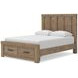 Contoura Light Brown Storage Panel Bedroom Set