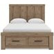 Contoura Light Brown Storage Panel Bedroom Set