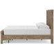 Contoura Light Brown Queen Storage Panel Bed
