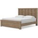 Contoura Light Brown King Panel Bed