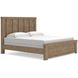 Contoura Light Brown King Panel Bed