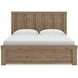 Contoura Light Brown King Panel Bed