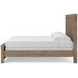 Contoura Light Brown King Panel Bed